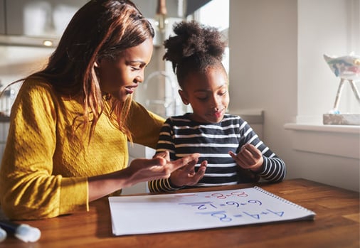 Mother and child counting low res Mother and child counting low res
