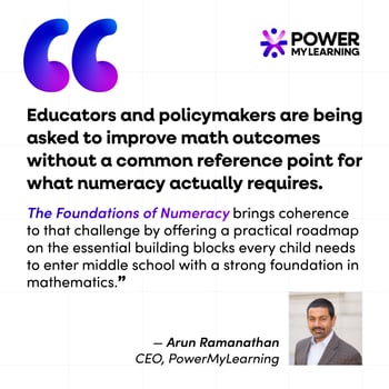 Foundations of Numeracy_Social Testimonial_Arun Ramanathan